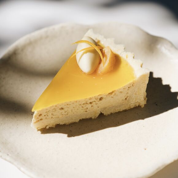 vegan citrus cheesecake