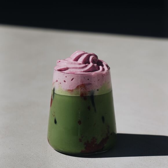 strawberry cloud matcha 