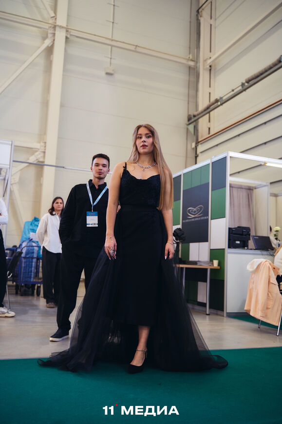 Платье-комбинация и юбка хвост Павлина, размер 46-48-50