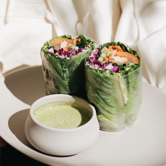 spring roll with shrimps
