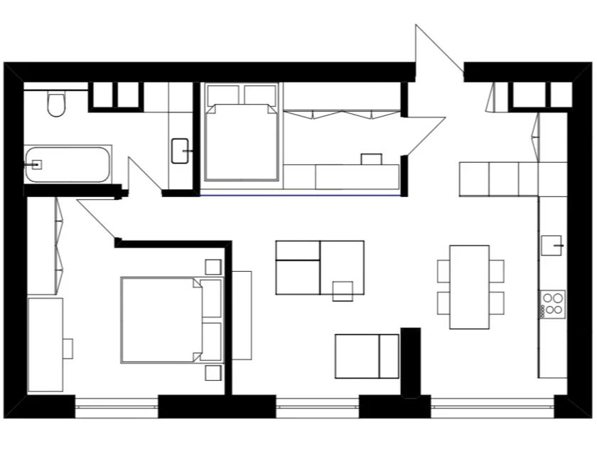 <p><br></p><p><b>Квартиры до 65 м2</b></p><p><br></p><p>Работа<b> от 120 000 ₽</b></p><p>Материалы<b> от 230 000 ₽</b></p>