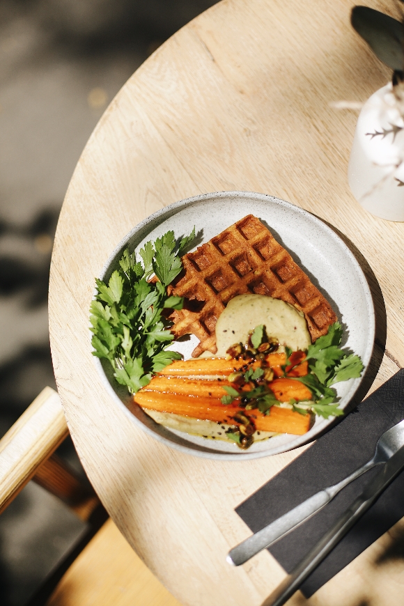 sweet potato waffle