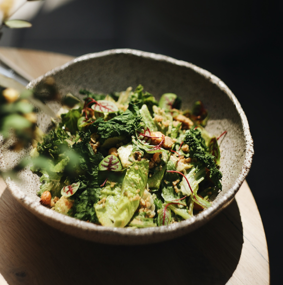 vegan caesar salad