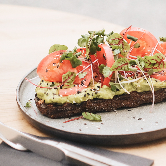 tomatoes avocado toast