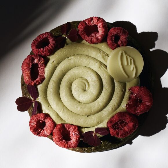 <p>matcha raspberry cookie</p>