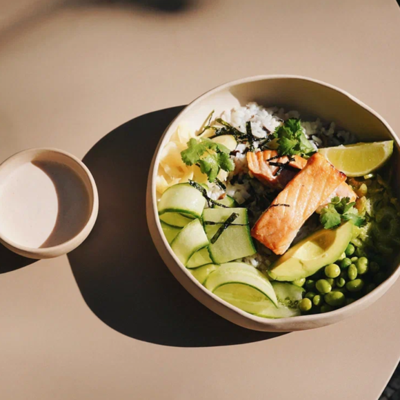 salmon bowl