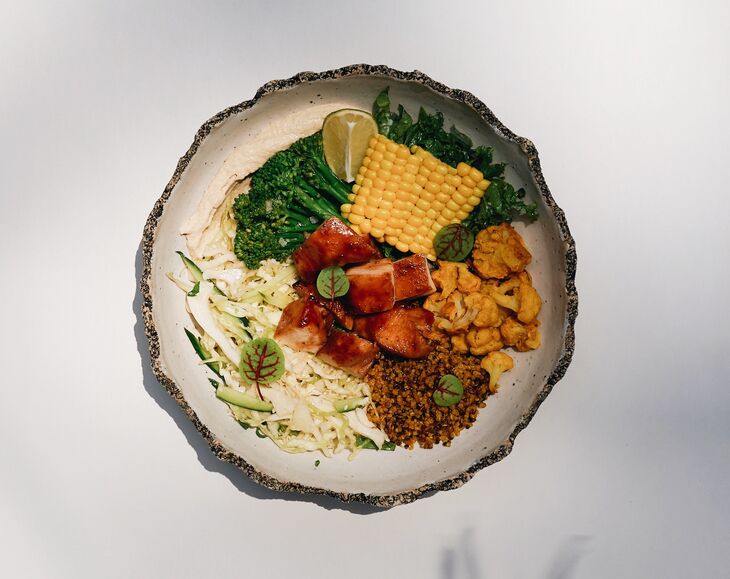 <p>chicken bowl </p>