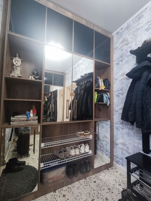 Распашной шкаф в прихожую загородного дома