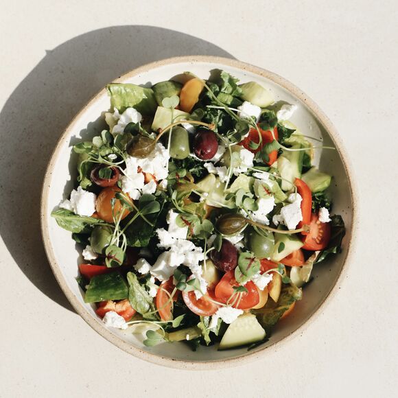 angel greek salad