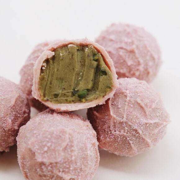 crispy rice & genmaicha truffle