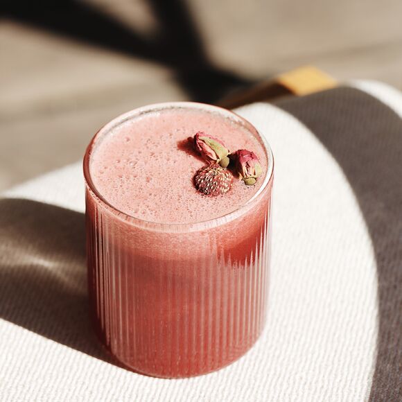 strawberry-hibiscus punch