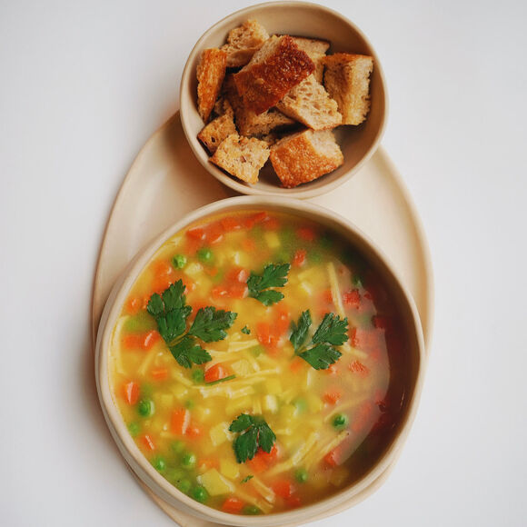 kid's vegetable soup