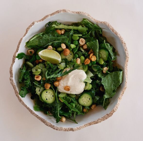 <p>big green salad</p>