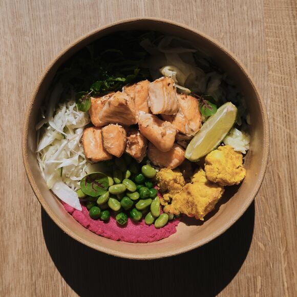 salmon bowl