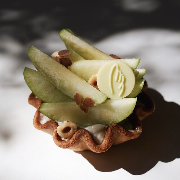 <p>baked apple tart</p>