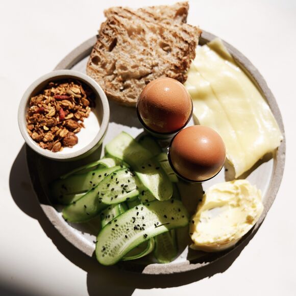 <p>aesthetic plate</p>