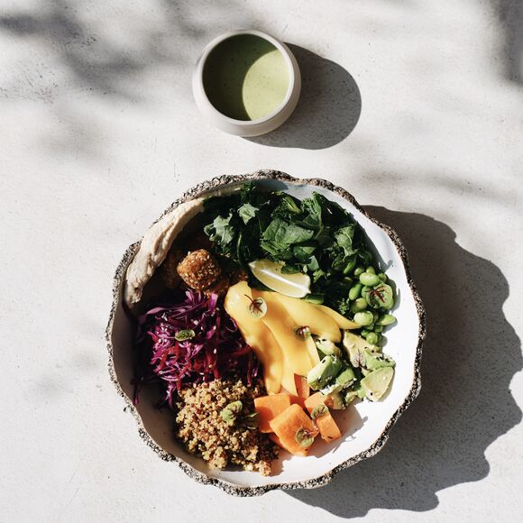 planty tofu bowl