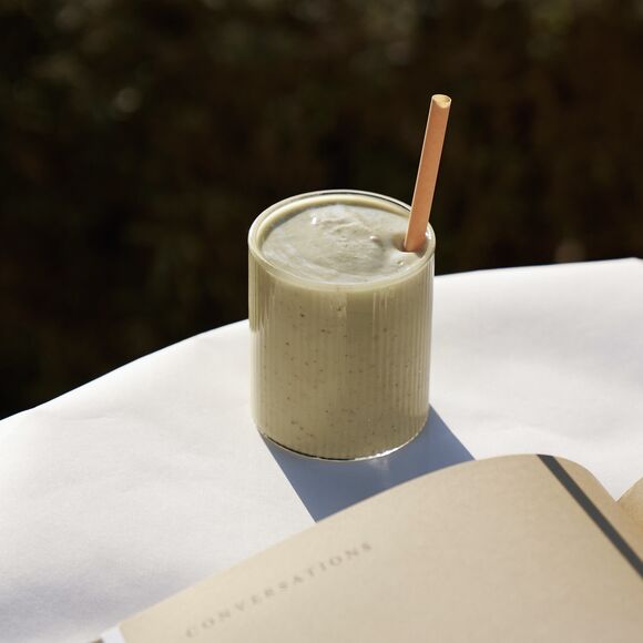 <p>vanilla protein shake</p>