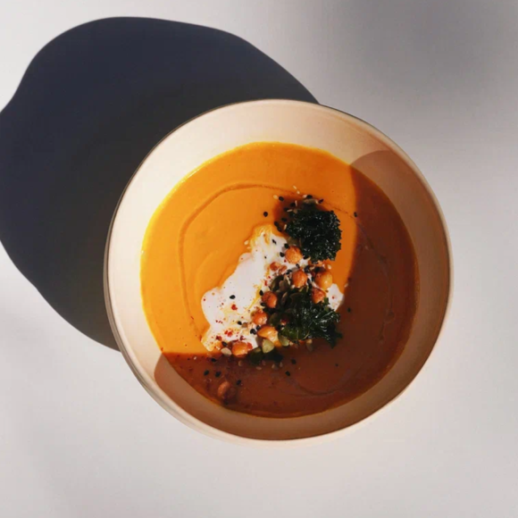 <p>pumpkin soup</p>