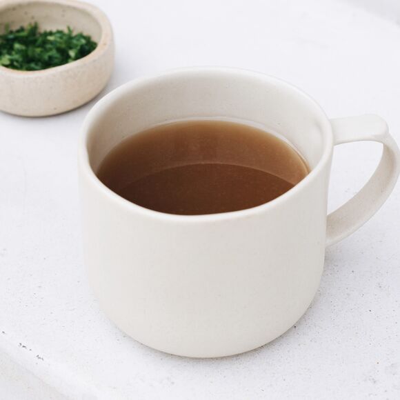 <p>chicken bone broth</p>