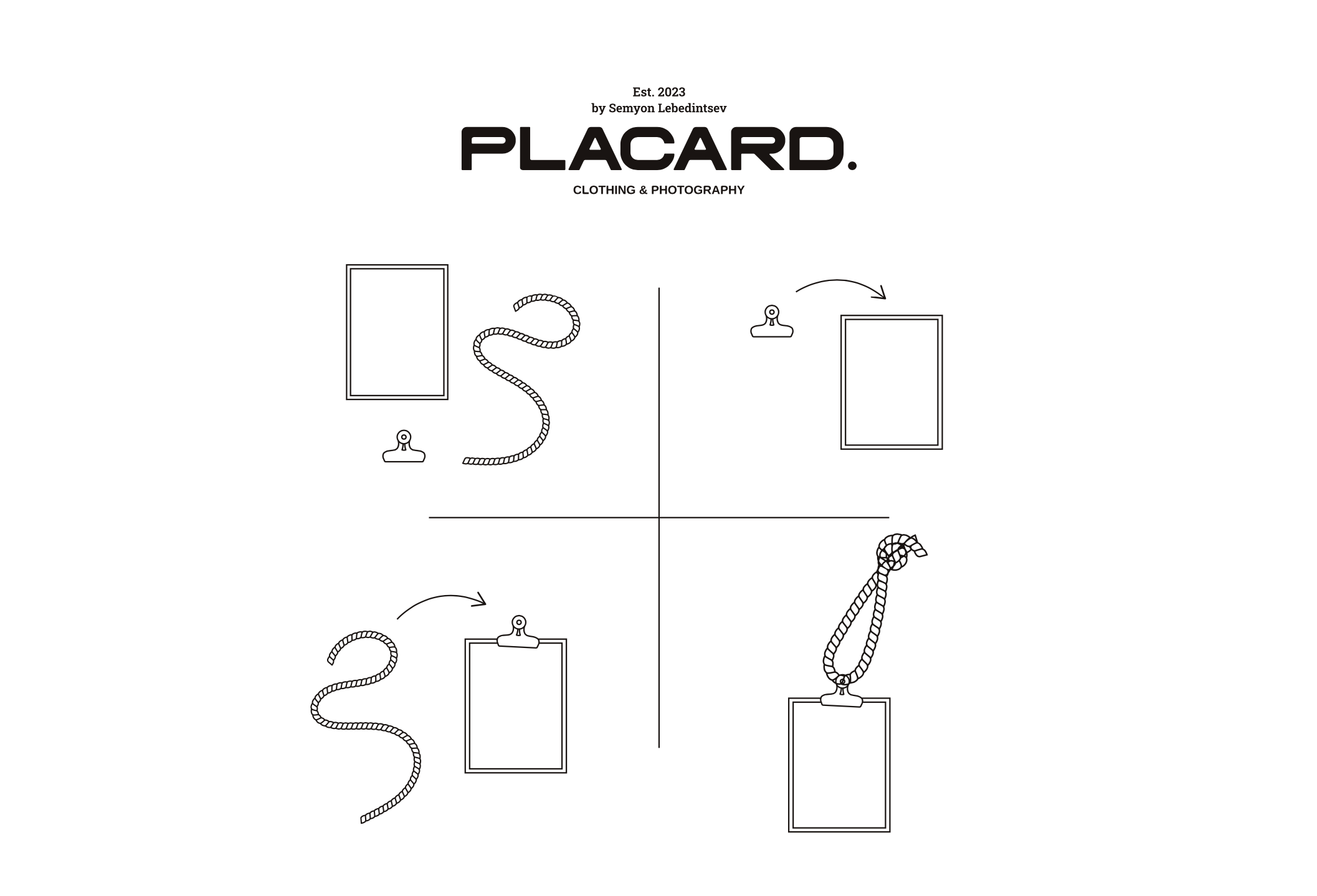 Placard Clothing by Semyon Lebedintsev